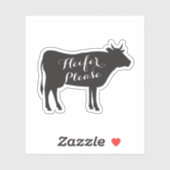Heifer alsjeblieft Decal Sticker (Vel)