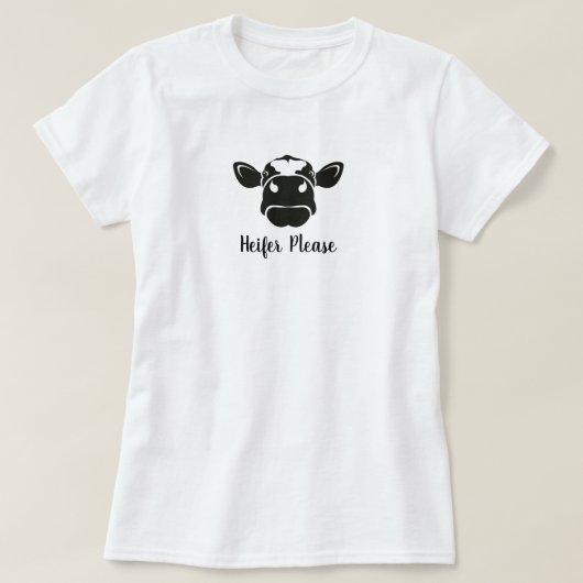 Heifer Alsjeblieft Koe T-shirt (Design voorkant)