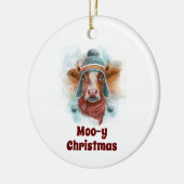 Heifer in een Petten kerstversiering Keramisch Ornament (Links)