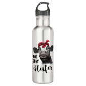 heifer niet vandaag waterfles  (Voorkant)