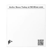Heifer Nieuws Vandaag op NC4Ever.com Notitieblok (Voorkant)