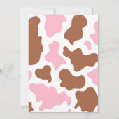 Heifer of Bull Koe Geslacht Onthullen Boerderij Di Kaart (Achterkant)