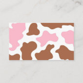 Heifer of Bull Koe Geslacht Onthullen Luier Raffle Informatiekaartje (Achterkant)