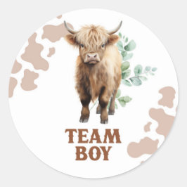 Heifer of Bull Koe Team Boy Sticker