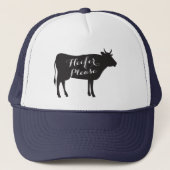 Heifer Please Trucker Hat Trucker Pet (Voorkant)