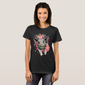 Heifer Valentines Day Western Highland Cow 1 T-shirt (Voorkant volledig)