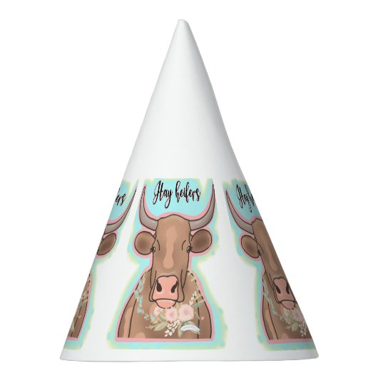 heifers hat feesthoedjes (Rechts)