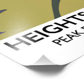 Heights of Abraham Peak District Rail poster (Hoek)