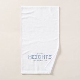 Heights-tegel, Blauwe tegel, Houston Heights Handdoek