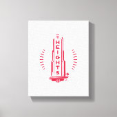 Heights Theater Marquee Canvas Afdruk (Voorkant)