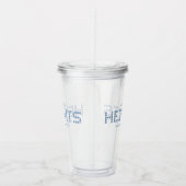 Heights Tile, Blue Tile, Houston Heights Acryl Drinkbeker (Rechts)