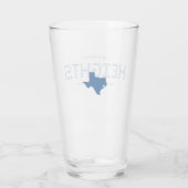 Heights Tile, Blue Tile, Houston Heights Glas (Achterkant)
