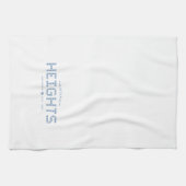 Heights Tile, Blue Tile, Houston Heights Theedoek (Horizontaal)