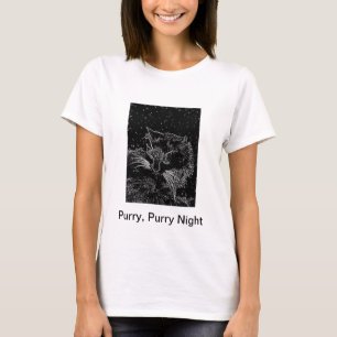 Heijke kattengier, druppelnacht t-shirt