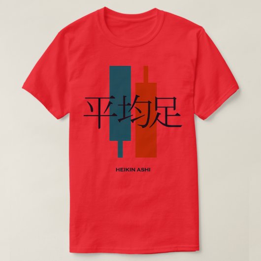 Heikin Ashi Trading T-shirt (Design voorkant)