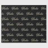 Heiko Vorname Name edles Geschenkpapier Papier (Vlak)