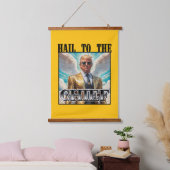 Heil aan de baas - Trump 2024 Hangend Wandkleed (Slaapkamer)
