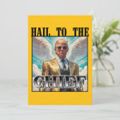 Heil aan de baas - Trump 2024 Kaart (Staand voorkant)