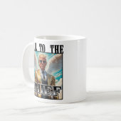 Heil aan de baas - Trump 2024 Koffiemok (Voorkant links)