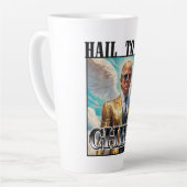 Heil aan de baas - Trump 2024 Latte Mok (Linkerhoek)