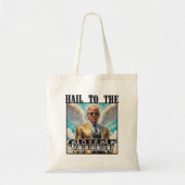 Heil aan de baas - Trump 2024 Tote Bag (Voorkant)