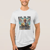Heil aan de baas - Trump 2024 Tri-Blend Shirt (Voorkant)