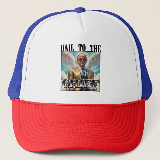 Heil aan de baas - Trump 2024 Trucker Pet (Voorkant)