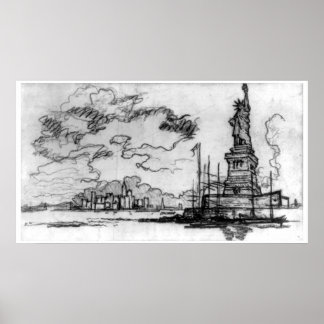 Heil Amerika - Joseph Pennell - 1908 Poster