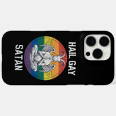 Heil Homoseksuele Satan Grappige Gothische Gotisch Case-Mate iPhone Case (Achterkant (horizontaal))
