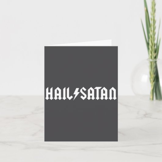Heil Satan Rockster Kaart (Voorkant)