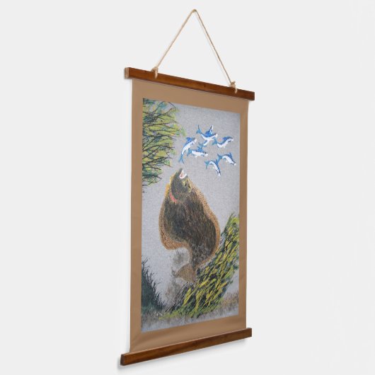 heilbot hangend wandkleed (Gebogen)