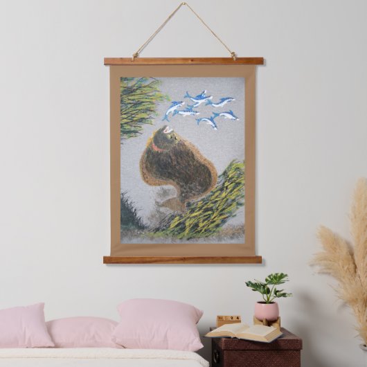 heilbot hangend wandkleed (Slaapkamer)
