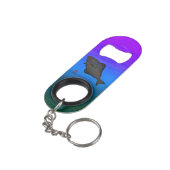 Heilbot - Mini Bottle Open Sleutelhanger Flessenopener (Achterkant Gekanteld)