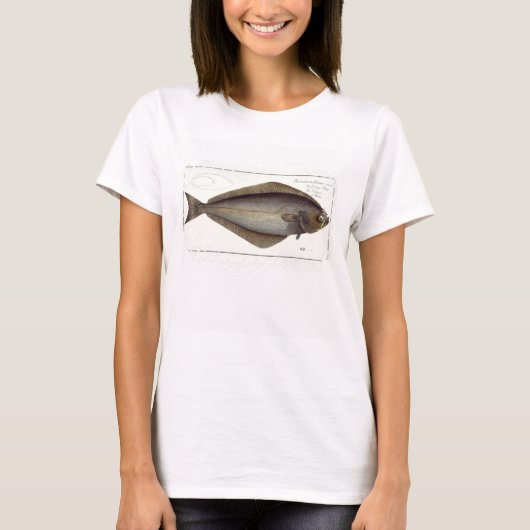 heilbot (Pleuronectes Hippoglossus) bord XLVII fr T-shirt (Voorkant)