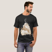 Heilbotbiljard. Grappig heilbotvangst ontwerp T-shirt (Voorkant volledig)