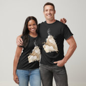 Heilbotbiljard. Grappig heilbotvangst ontwerp T-shirt (Unisex)