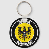 Heilbronn Round Emblem Sleutelhanger (Voorkant)