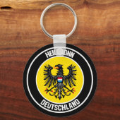 Heilbronn Round Emblem Sleutelhanger (Voorkant)