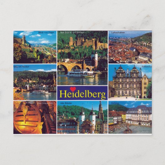 Heildelberg - Briefkaart (Voorkant)