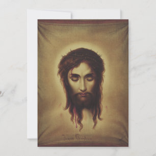 Heilig Aanschijn van Jezus Christus Bedankkaart