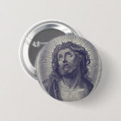 Heilig Aanschijn van Jezus Ronde Button 5,7 Cm (Voorkant /achterkant)