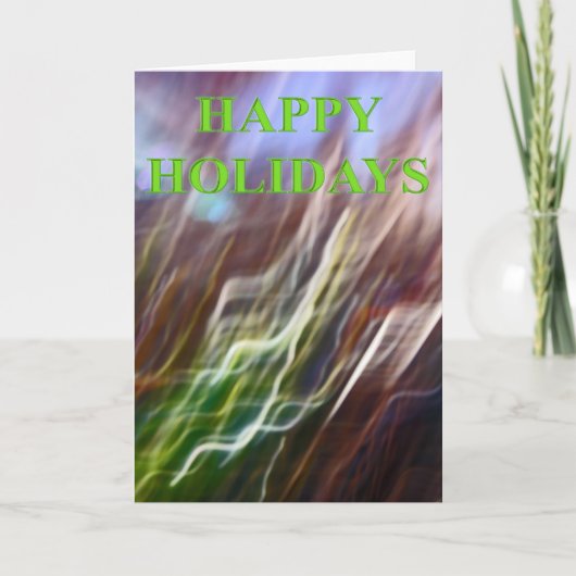 heilig abstract prettige feestdagen kaart (Voorkant)