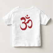 Heilig Aum Symbool - Meditatie & Zen Art Kinder Shirts (Achterkant)