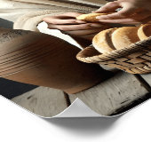 Heilig Avondmaal: Jezus breekt heilig brood Poster (Hoek)