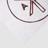 Heilig Chi-Rho Christogram Kunstwerk Tissuepapier (Detail)