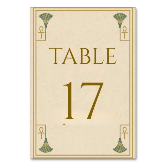 Heilig Egyptisch Tafelnummer (Voorkant)