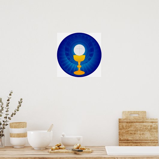 Heilig Eucharistisch Poster (Keuken)