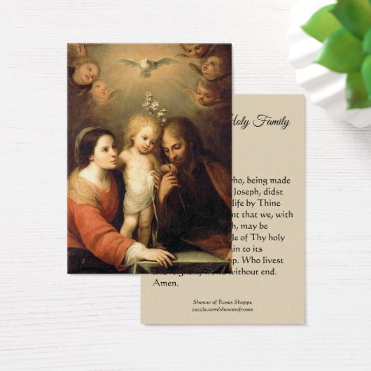 Heilig Gebed Jezus Maria Sint Jozef Heilige Kaart (Bureau)