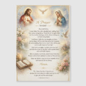 Heilig Gebed tot God Devotionele Kunstwerken (Voorkant)