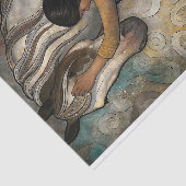 Heilig Gebonden Paard Decoupage Tissuepapier (Detail)